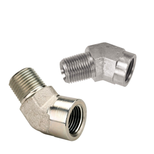 45° ELBOW FIXED NPT MALE X NPT FEMALE