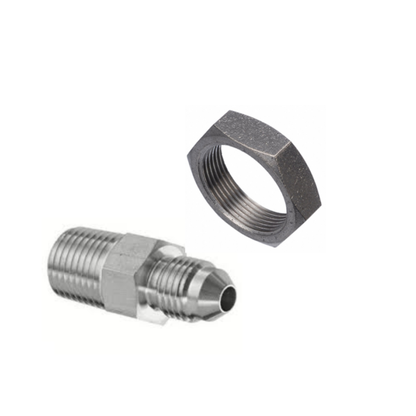 BULKHEAD LOCK NUT JIC SAE 37° FLARED