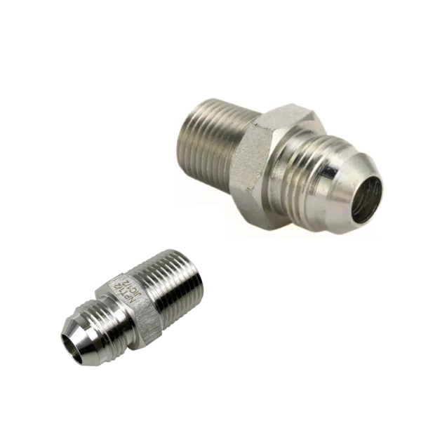 STRAIGHT CONNECTOR JIC MALE X NPT MALE