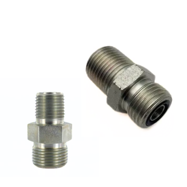 STRAIGHT CONNECTOR ORFS MALE X NPT MALE