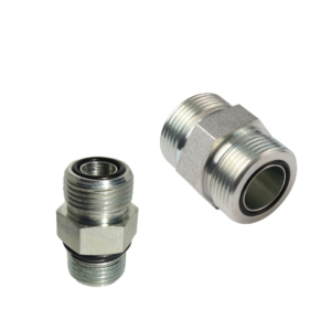 STRAIGHT CONNECTOR ORFS MALE X ORB MALE