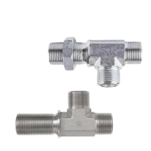 TEE RUN BULKHEAD ORFS MALE X BSPP MALE X ORFS MALE